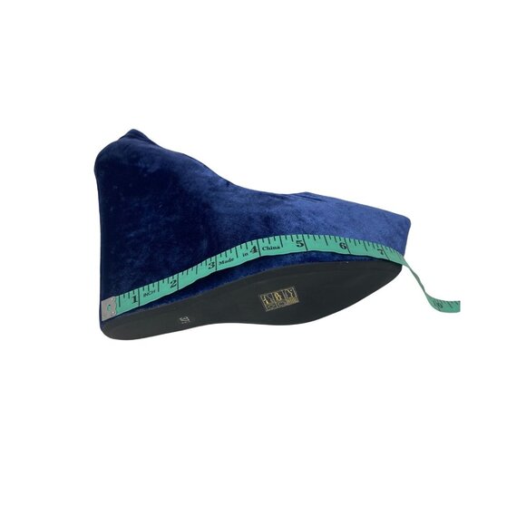 Theyskens Theory Blue Velvet Platform Heels Pumps Wedge Size US 7 NWOB Party - Picture 9 of 9